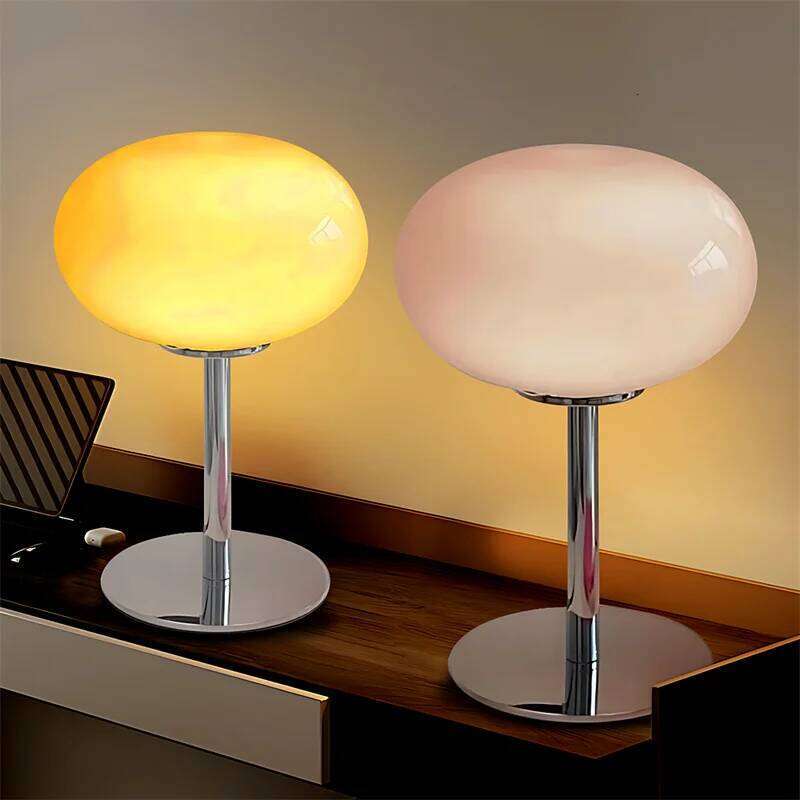 LED Mushroom Dimmable Desk Lamp Nightstand Mid Century Table Lights for Bedroom Office H260225