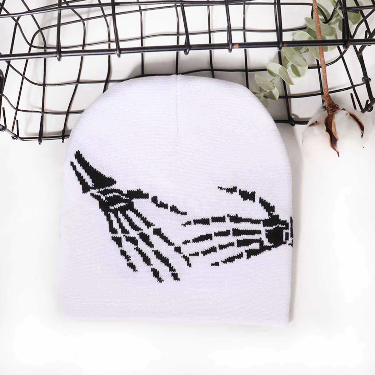 Men and Women Outdoor Street Personality Casual Hip Hop Trend Acrylic Jacquard Warm Knitted Hat S260225