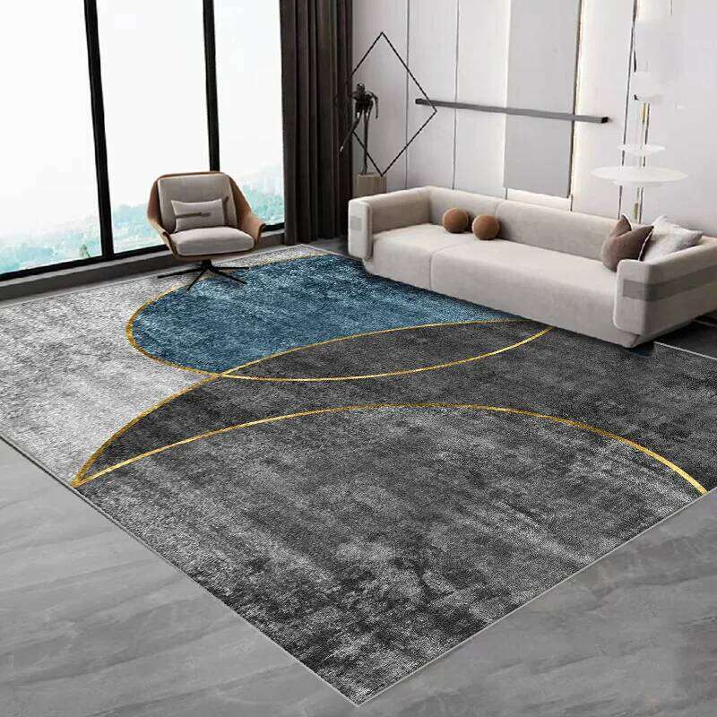 VIKAMA Nordic Minimalist Living Room Carpet, Easy-To-Clean Sofa and Coffee Table Pad, Bedroom Full Carpeting, Home Decoration W260226
