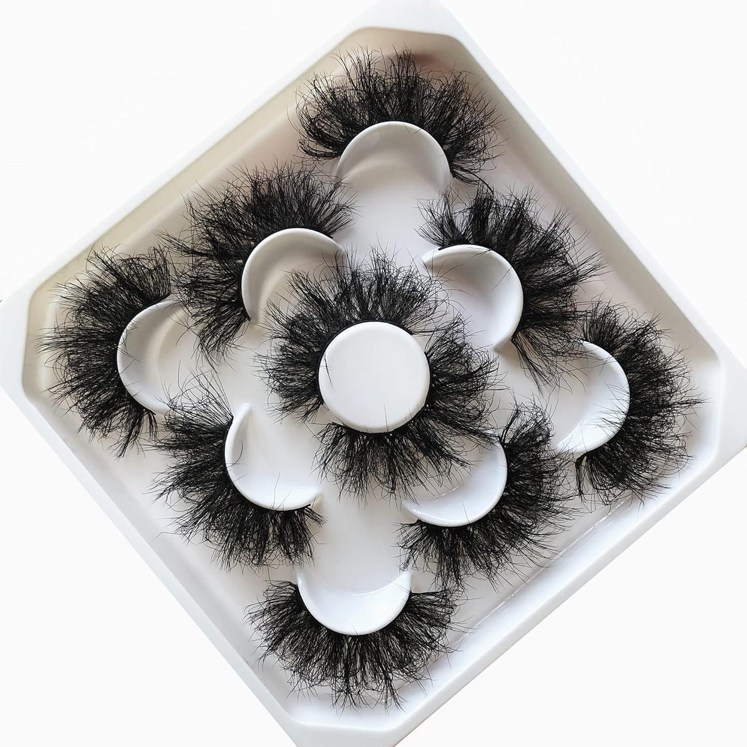 RED SIREN Mink Lashes Wholesale Eyelashes Bulk 5/30/50 Pairs Soft Fluffy Messy Natural Mink Lashes Makeup Mink Eyelashes 240914