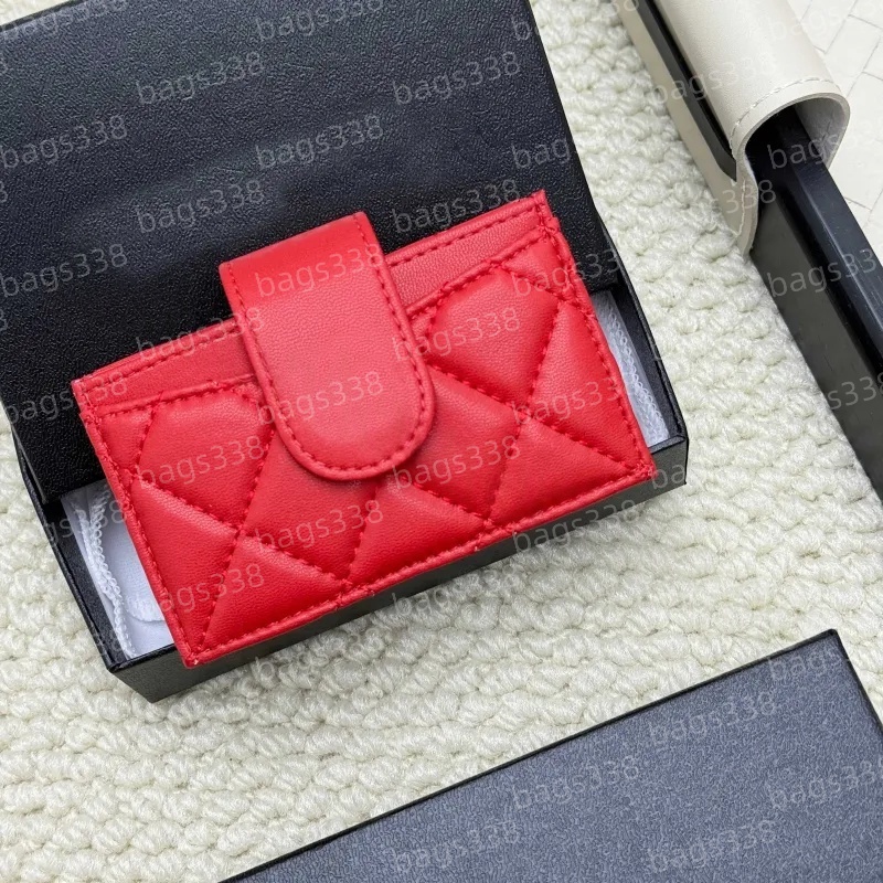 10A high quality designer wallet coin purses card holder women handbag small bag genuine leather bags brand secure caviar compact luxury casual grained organizer
