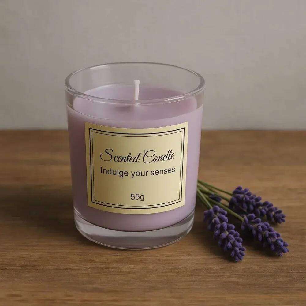 New Christmas Premium Box Glass Handmade Soy Wax Smokeless Creative Aromatherapy Candle Companion Gift W260226