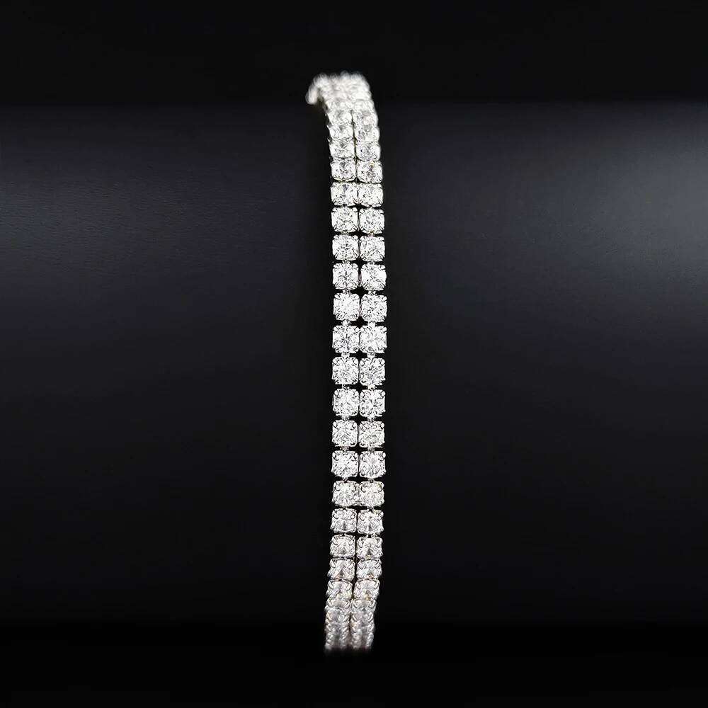 New Arrival Luxury Silver Color Bracelet Bangle for Women Party Gift Drop Shipping S5438 Z260225