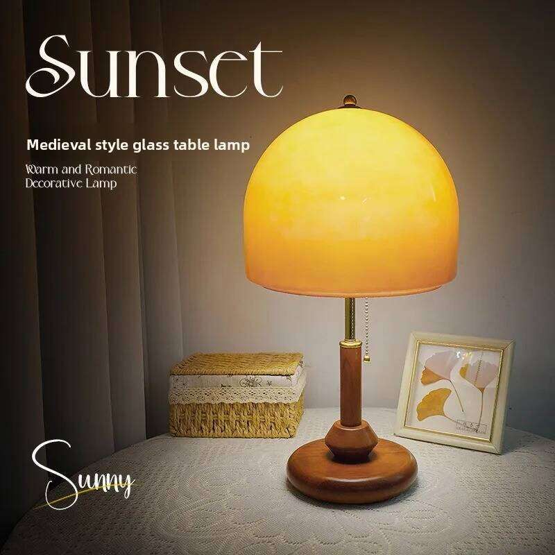 Retro Creative Decoration Antique Bedroom Romantic Bedside Living Room Study Nordic Desk Lamp Light Luxury High-end Gift H260225