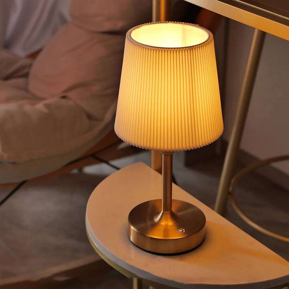LED Fabric Book Light Charging Touch Table Lamp E12 Bulb Suitable for Restaurants, Hotels, Bedrooms 2700K Ambient Lighting H260225