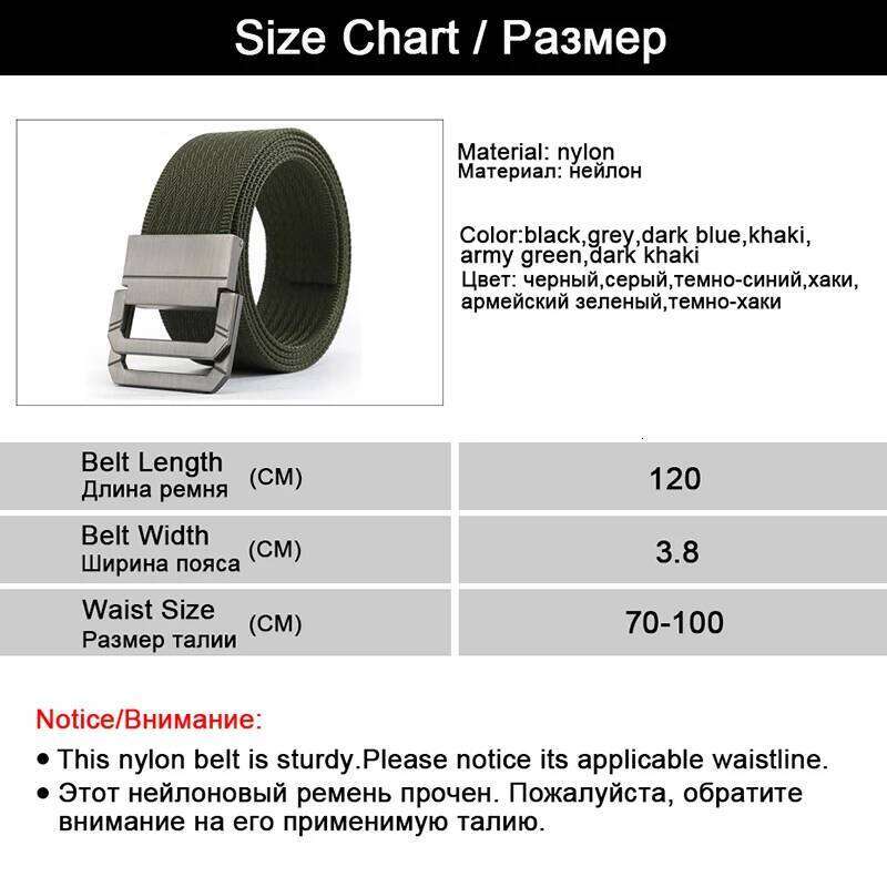 Maikun Nylon Belts for Men Army Tactical Men's Double Rappelling Buckle Belt Y260225