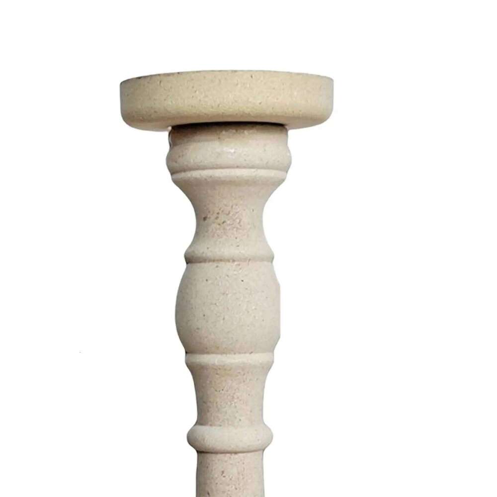 Wooden Candlestick Stand Photo Props Decoration Candelabra Centerpiece Craft Candle Holder Roman Pillar for Wedding Living Room W260226