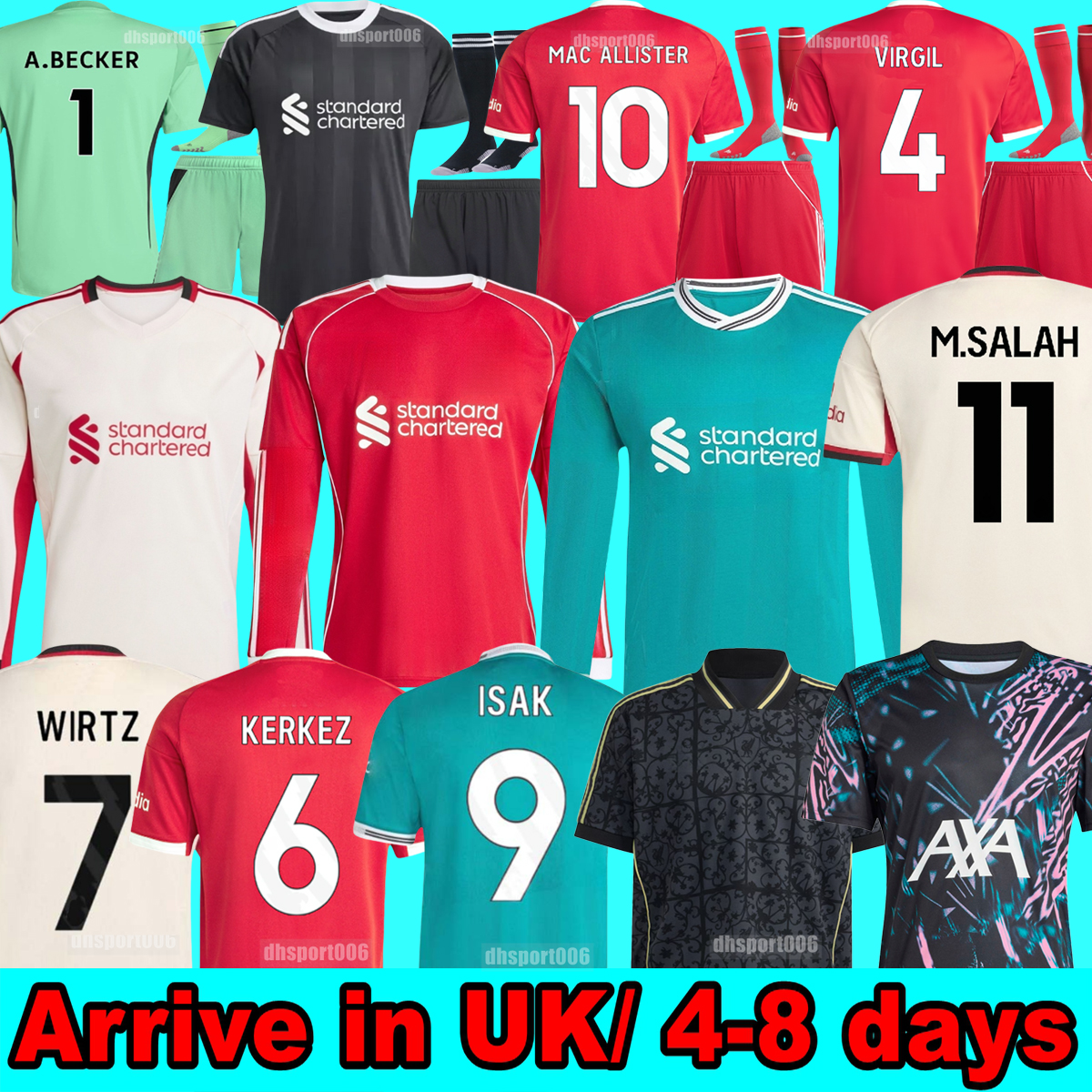 Liverpool ISAK DIOGO JOTA MAC ALLISTER soccer jersey 2025 2026 football shirt Luis DIaz SZOBOSZLAI A.BECKER kids SALAH FRIMPONG Konate Wirtz Kerkez EKITIKE 25 26