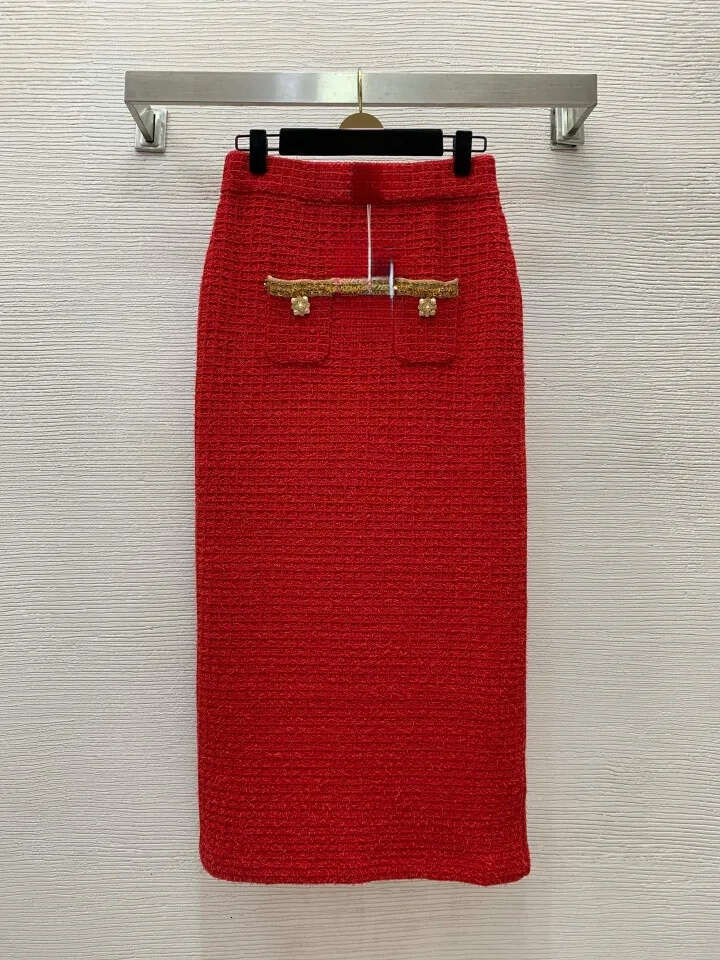 2026 Designer Women's Dress V-neck Printed Long Skirt Empire Short Sleeve Women's Two Piece Set