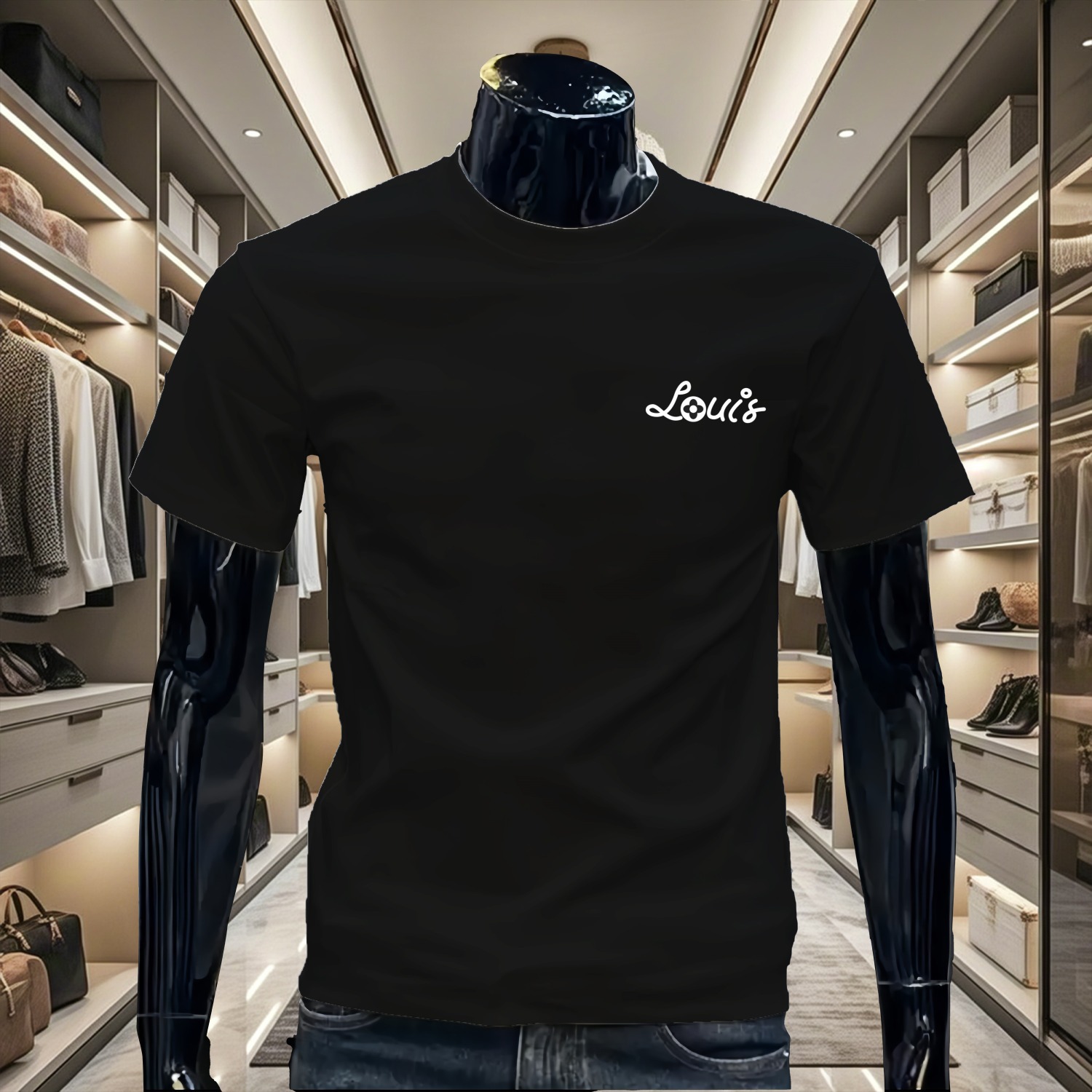 Free shipping 2026 Summer New Men's Fashion Letter Embroidered Designer Short Sleeve Trendy Casual Printing Loose T-shirt