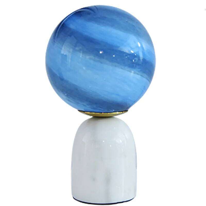 Nordic Marble Ceramic Small Table Bedroom Ins Decorative Bedside Post-modern Creative Dimmable Night Lamp H260225