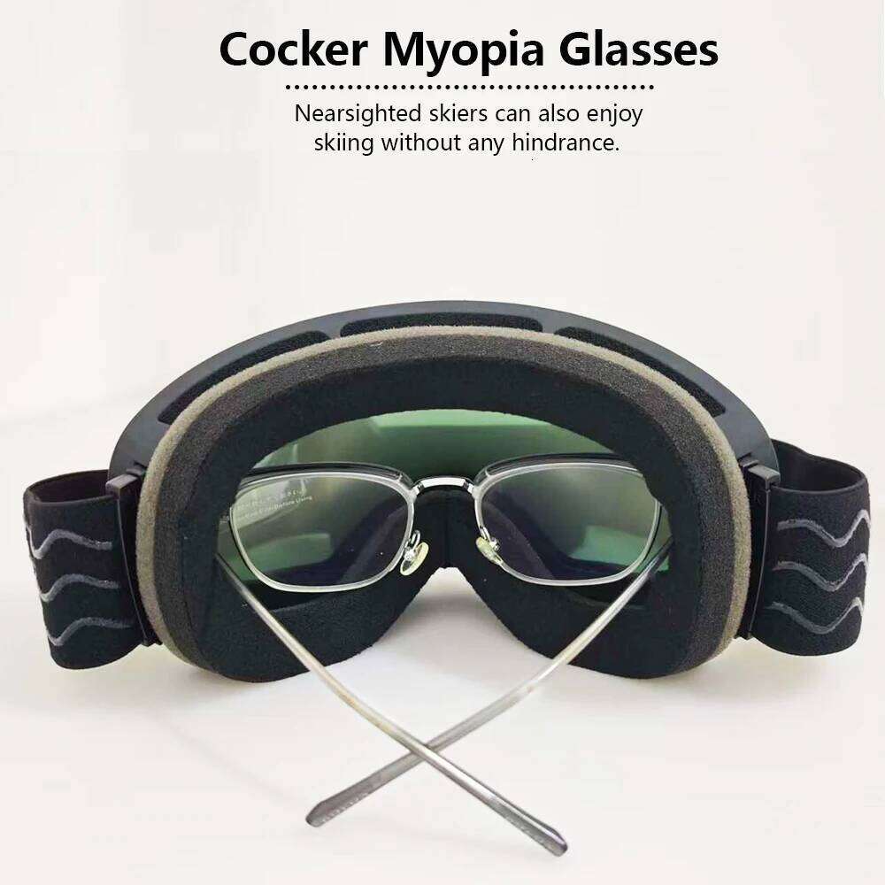 All Day Breathable Ski Glasses 2025 Man Woman HD Lenses WindProof DustProof Perfect Christmas Gift for Snow Mountain Sports Z260225