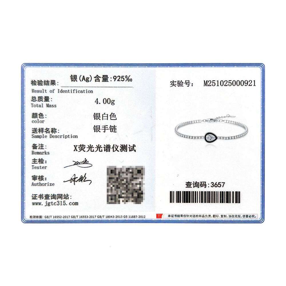 MODIAN Trendy Tennis 925 Sterling Silver Charming Black Enamel Bracelet Water Drop CZ Bracelets For Women Fine Jewelry Z260225