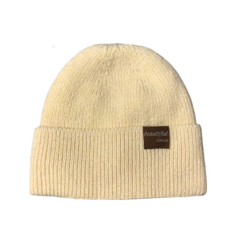 Womens autumn and winter hats are simple and with a fleece lining for added warmth thickened for warmth and include beanie hats and knitted wool hats 