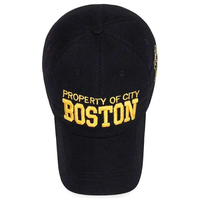 Boston 3D Letter Embroidered Baseball Cap For Women Men Casual Outdoor Sports Curved Brim Visor Hats Unisex Hip Hop Dad Caps Z260226