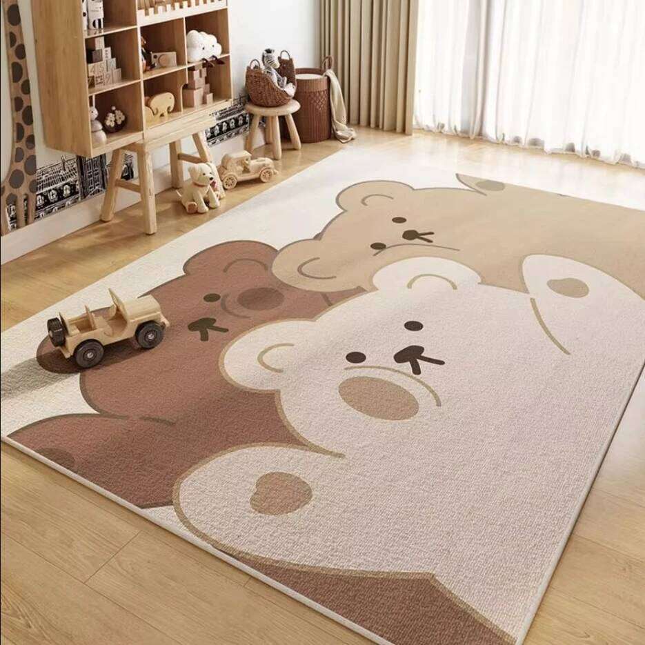 VIKAMA Children's Carpet Living Room Study Toys Reading Area Baby Crawling Bedroom Dirt Resistant And Easy To Care Mat W260226