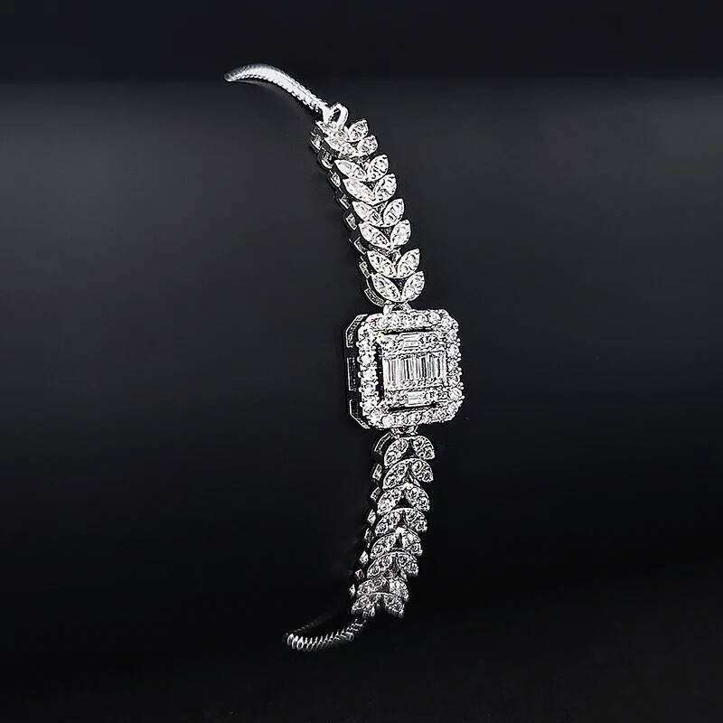 2024 New Arrivals Unique Design silver color Bracelet Bangle for Women party gift drop shipping S029 Z260225