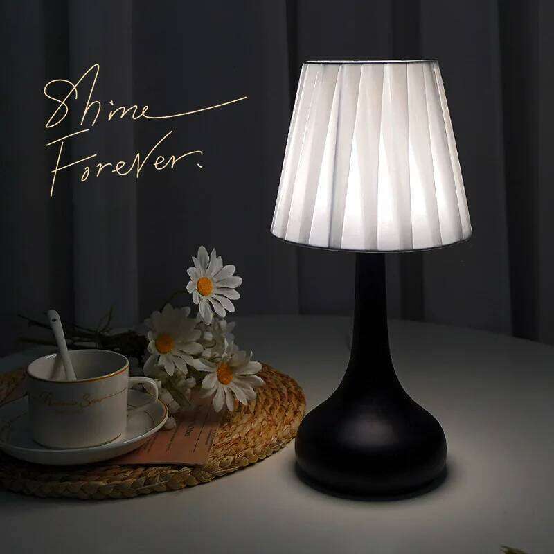 Nordic retro premium bedroom bedside dormitory study light luxury American desk cream atmosphere lamp H260225