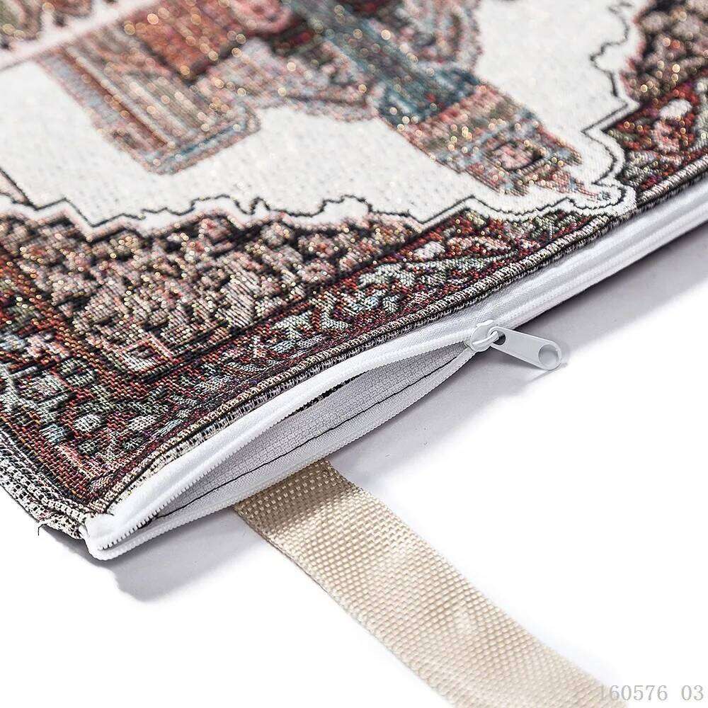 Prayer Rug Prayer-Rug with Elegant Design Bags Soft Carpet Ramadan Islamic Muslim Gift for Family Friends W260226