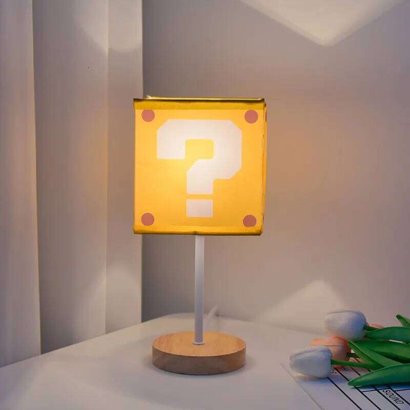 Remote Control Bedroom Bedside Table Lamp Question Mark Night Children's Led Sleep Light Baby Feeding Stepless Dimming H260225