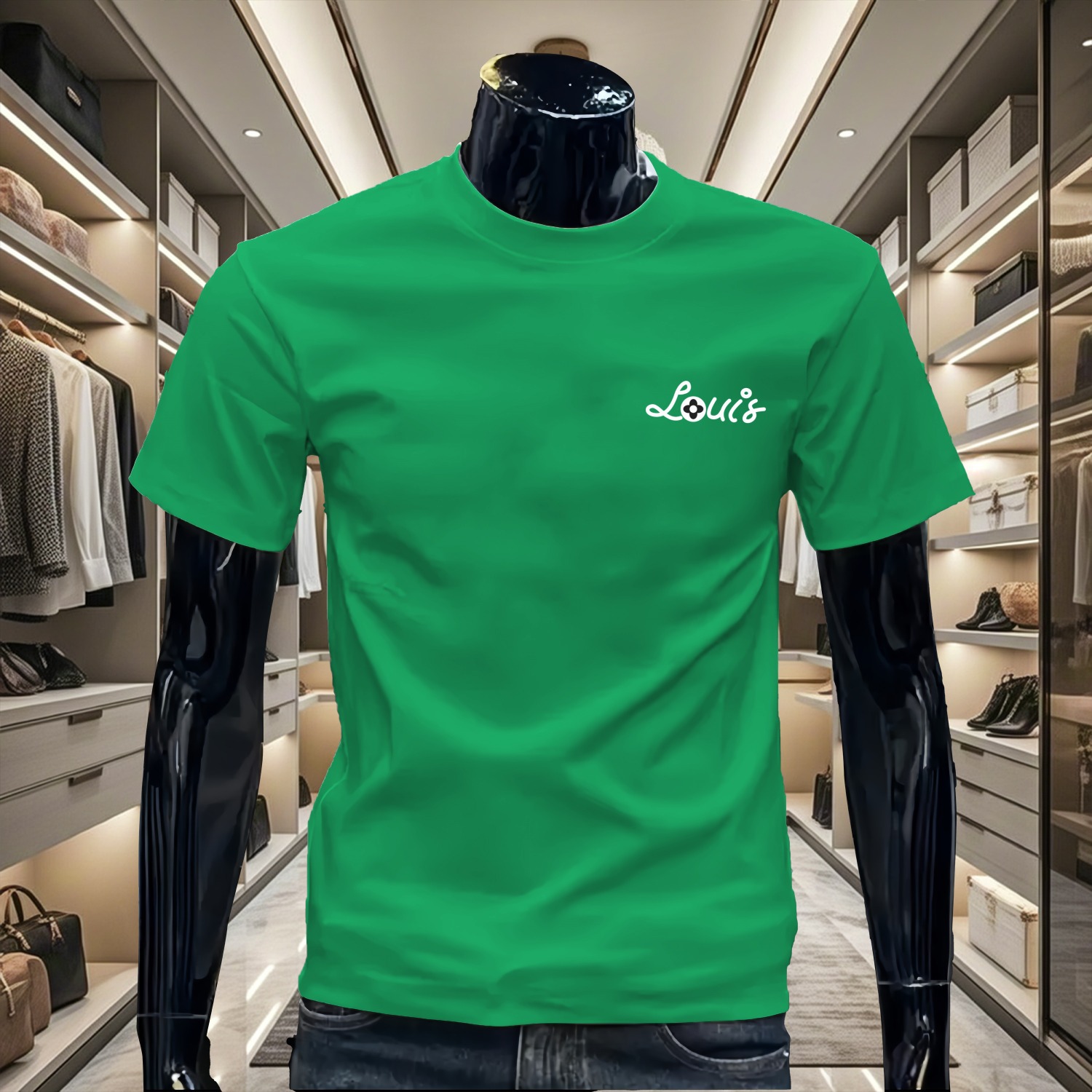 Free shipping 2026 Summer New Men's Fashion Letter Embroidered Designer Short Sleeve Trendy Casual Printing Loose T-shirt