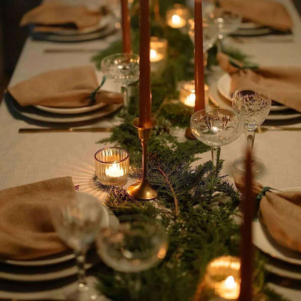 Tea Lights for Wedding Decoration, Clear Glass Small Votive Candle Holders Home Table Centerpieces Birthday Party W260226