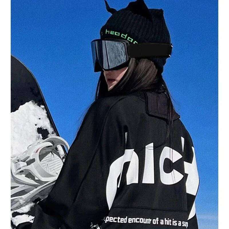 Windproof Winter Glasses Men and Women Anti-Fog Ski Sunglasses Snow Goggles Ideal for Mountaineering Motorcycle Riding Z260225