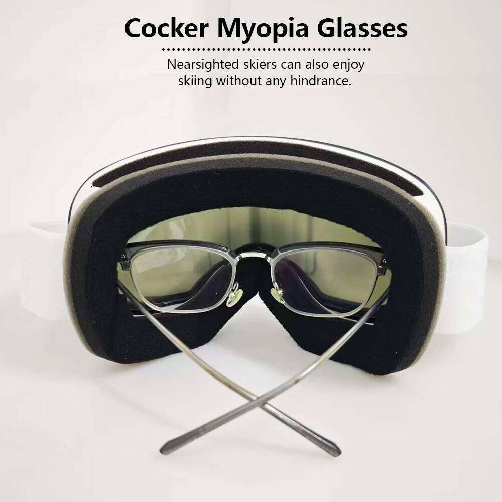 HD Windproof Snow Goggles Breathable Dustproof Sandproof, Protective Lenses Fashion Man Woman Skiing Snowboard Accessories Z260225