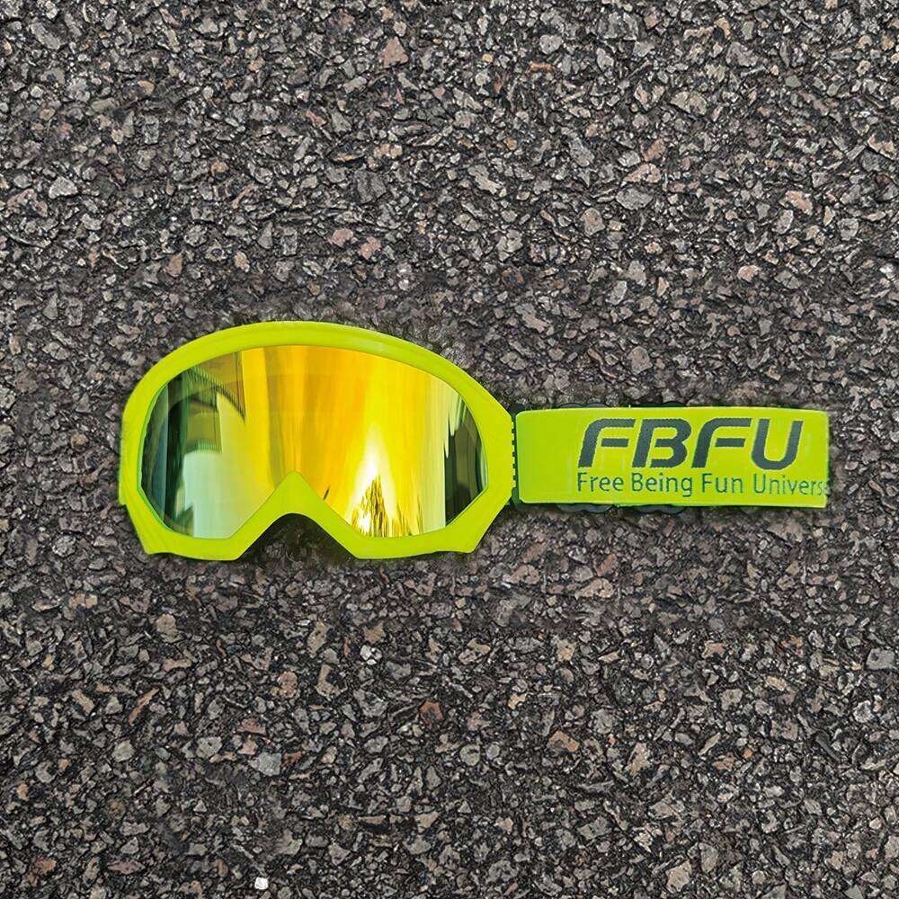 FBFU Winter Ski Equipment Glasses Anti Fog All Day Windbreak Anti-Glare for Man Woman Children Outdoor Sport Z260225