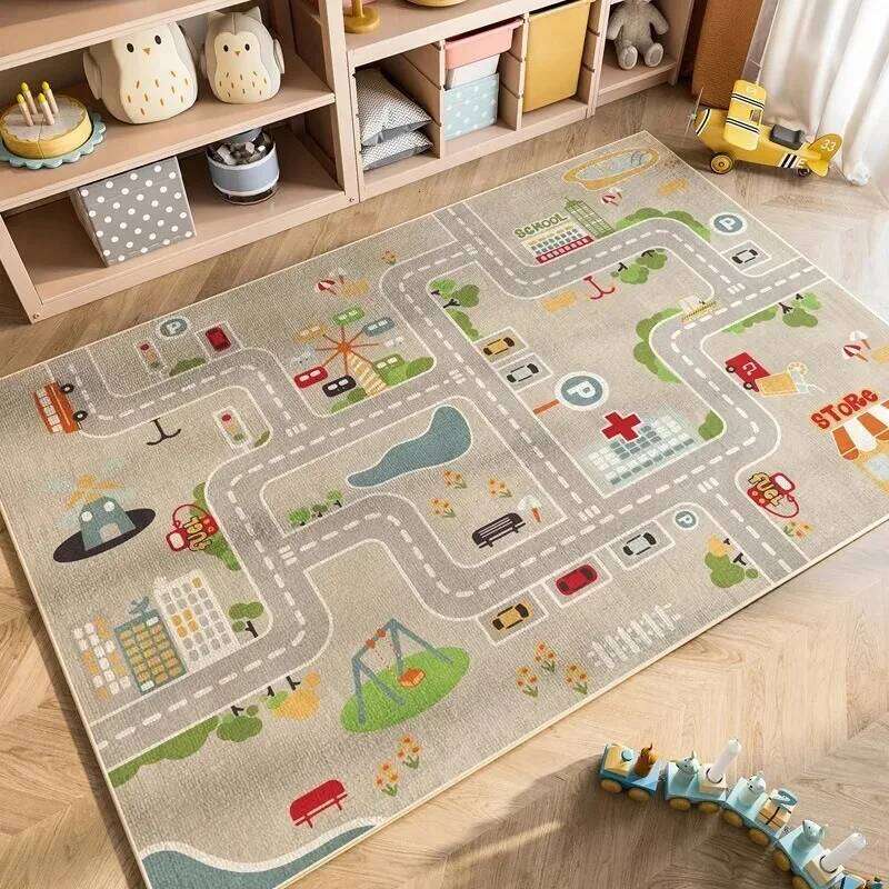 Soccer Football Field Carpet Rug for Bedroom Living Room Home Sofa Decoration,Children Play Game Large Decor Floor Mat Gift INS W260226