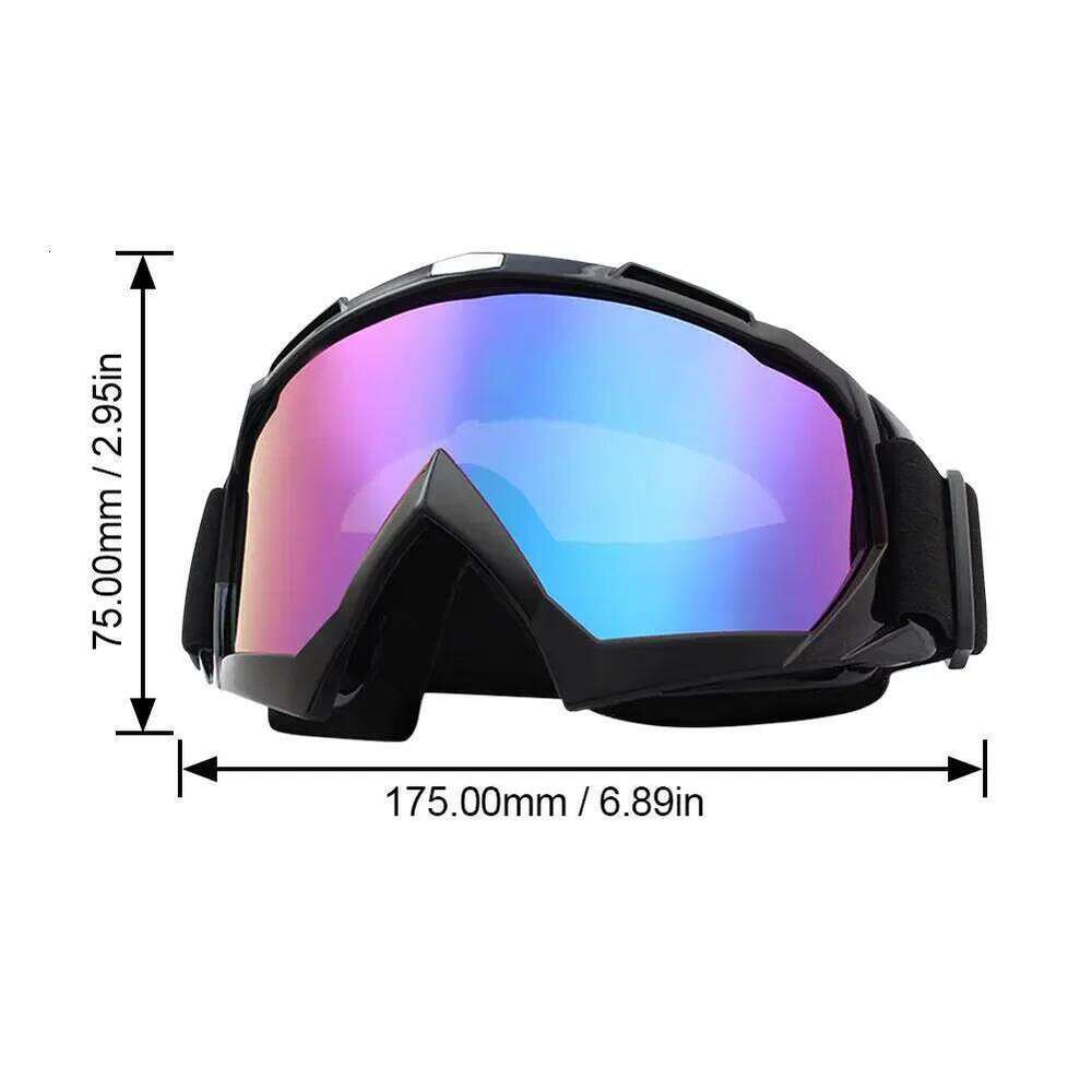 Motorcycle Glasses Windproof Ski Mask Goggle Anti-Fog Cycling Sunglasses UV Protection for Winter Outdoor Sport Z260225