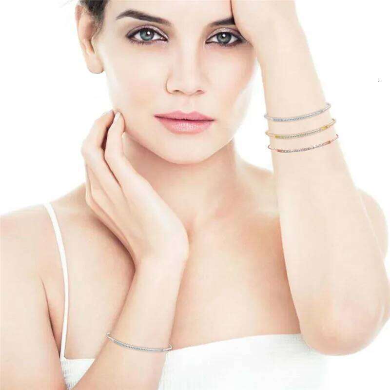 ZAKOL 3pcs Bracelets For Women Simple Models Silver-plated Rose Gold-color Each 1 Adjustable Copper Beads Jewelry Z260225