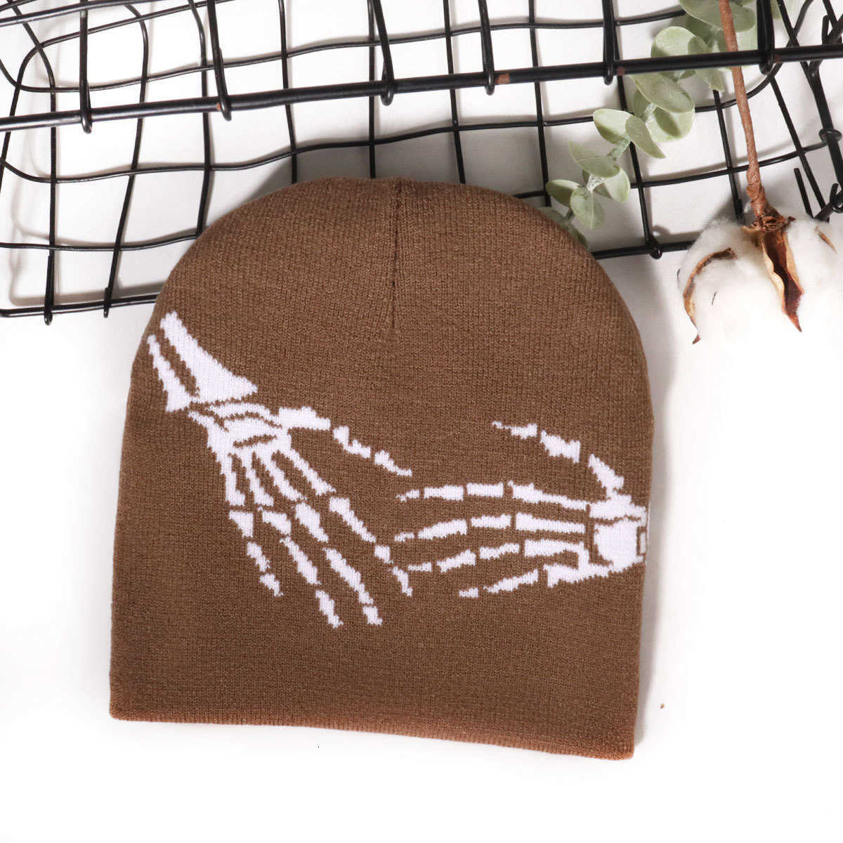 Men and Women Outdoor Street Personality Casual Hip Hop Trend Acrylic Jacquard Warm Knitted Hat S260225