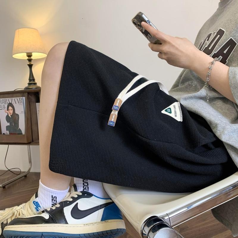2026 New Designers 2 Waffle Fit Casual Shorts - Men's Summer Loose And Extended Straight Pants - Fashion Five-pocket Pants - Sporty Men's Be