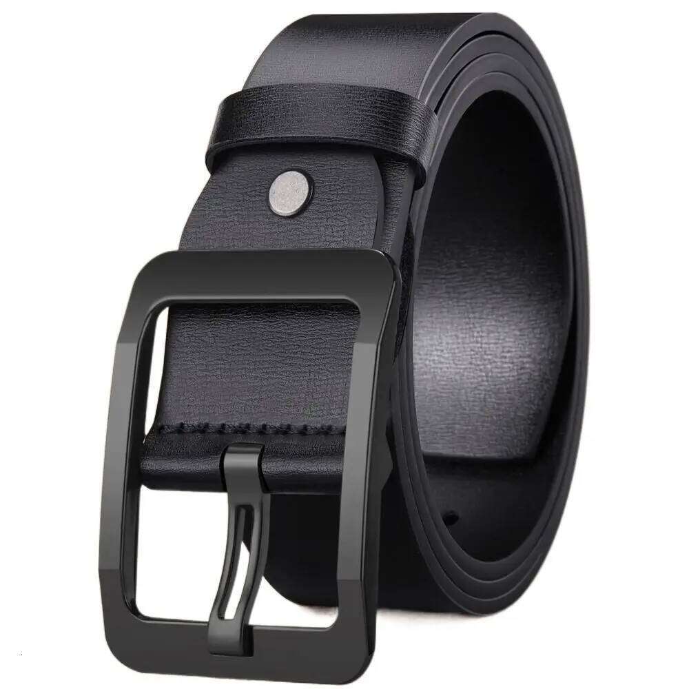 Retro Luxury Design Leather Belt Casual Versatile Pin Buckle Waistband Trouser Dress Belts Y260225