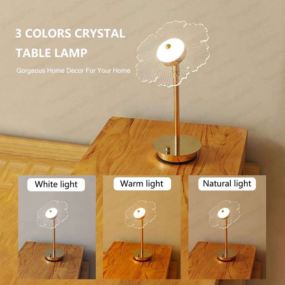 LED Table Touch Sensor USB Rechargeable Portable Bedroom Night Light Wireless Reading Lamp Restaurant Hotel Bar H260225