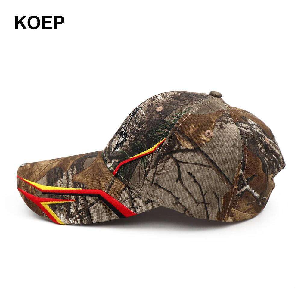 KOEP New Type Long Brim Caps Fishing Hat For Women Men Black Summer Baseball Cap Cool Embroidery Snapback Dad Hats Z260226