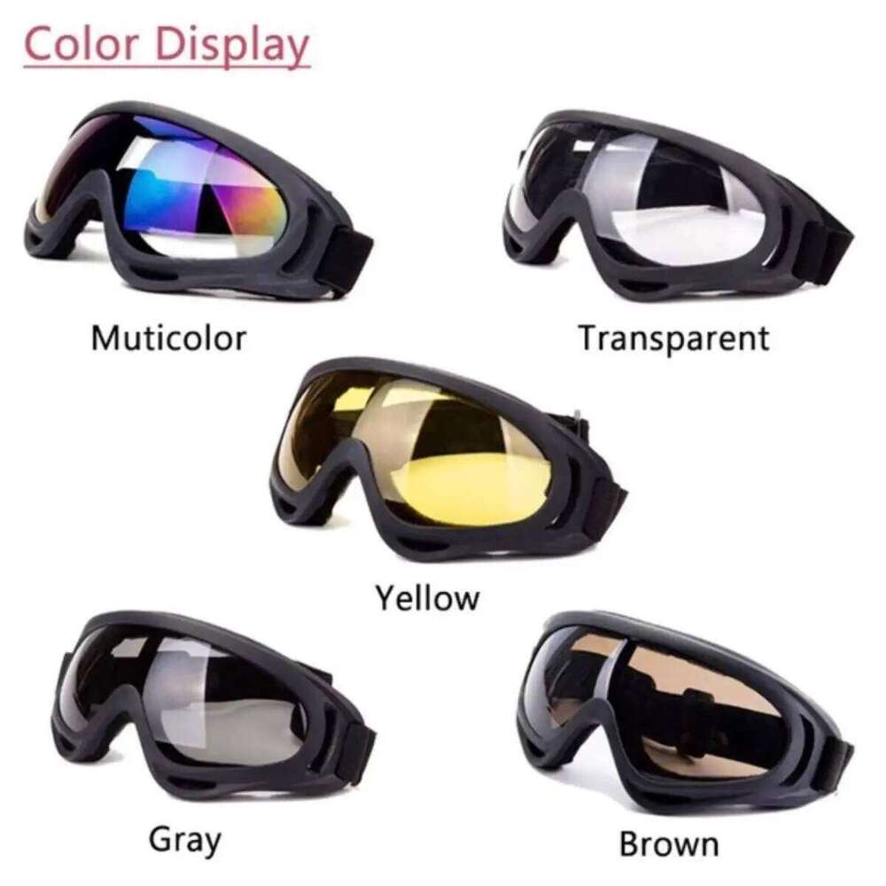 Skiing Sunglasses Cycling Motorcycle UV400 Shades Men Unisex Anti Ultraviolet Goggles Fashion Korean Retro Windproof Eyewear Z260225