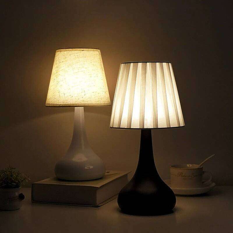 Nordic retro premium bedroom bedside dormitory study light luxury American desk cream atmosphere lamp H260225