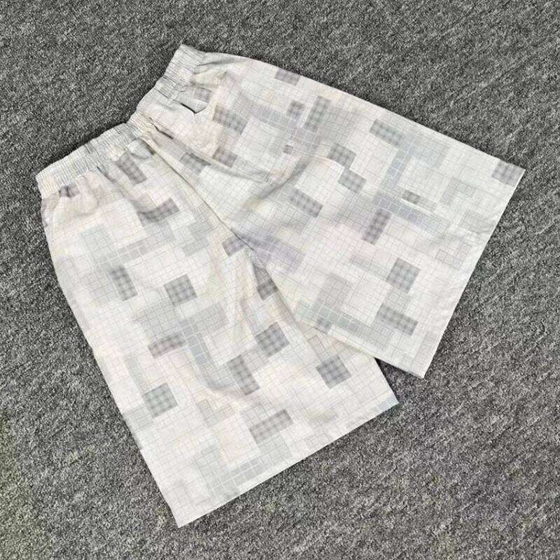 European American Mertra Shorts High Street Checkered Camo Sporty Casual Loose All-match Men's Women's Short Pants Tide H260226 - view 4
