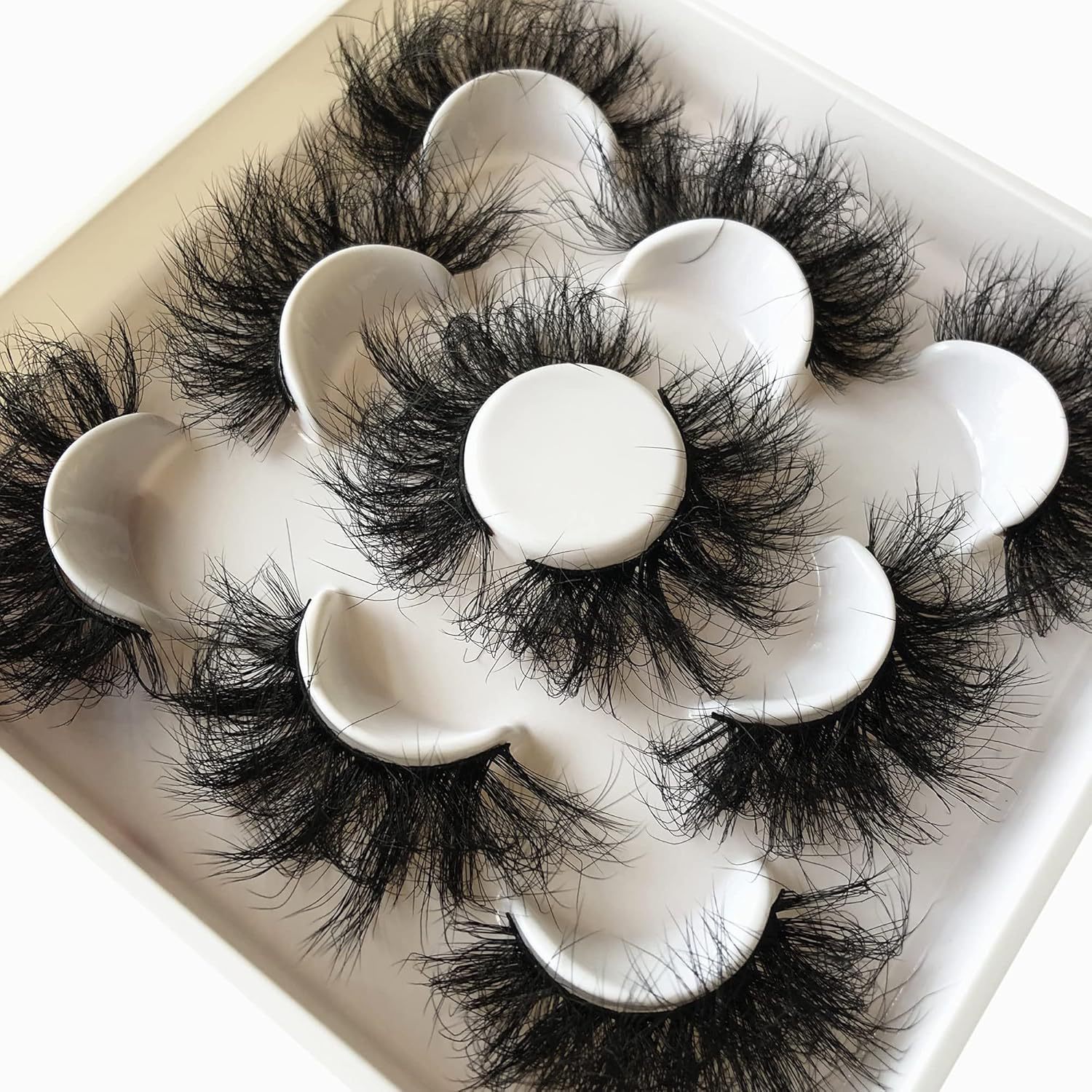 RED SIREN Mink Lashes Wholesale Eyelashes Bulk 5/30/50 Pairs Soft Fluffy Messy Natural Mink Lashes Makeup Mink Eyelashes 240914