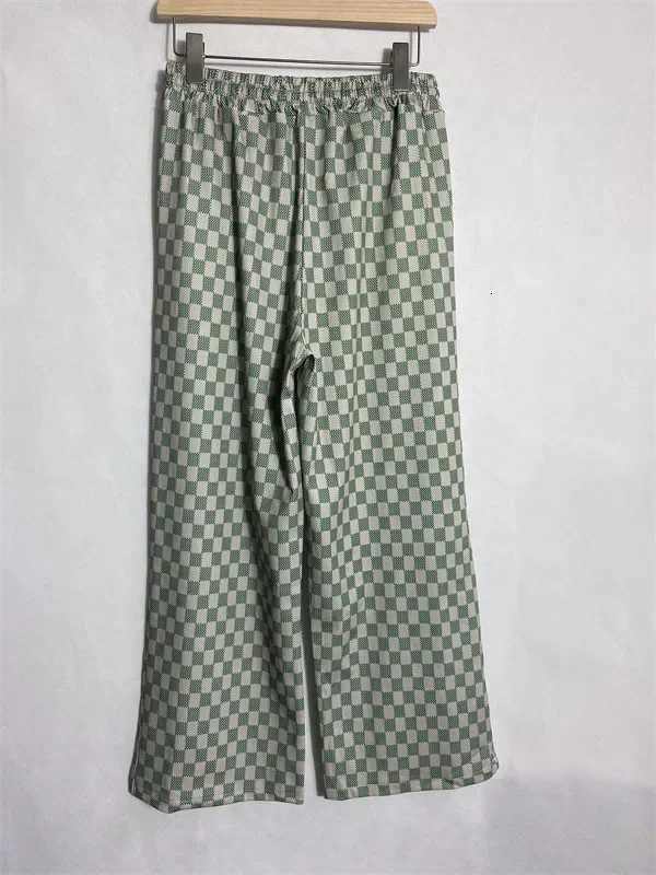 Women's 2 Piece Set, Knit Cardigan & Plaid Wide Leg Pants, Korean Casual OutfitT260226