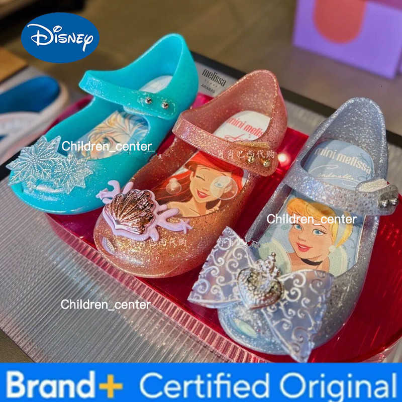 New Disney girls frozen mermaid princess cute Sandals shoes non-slip soft bottom sports shoes for girl gift H260226111