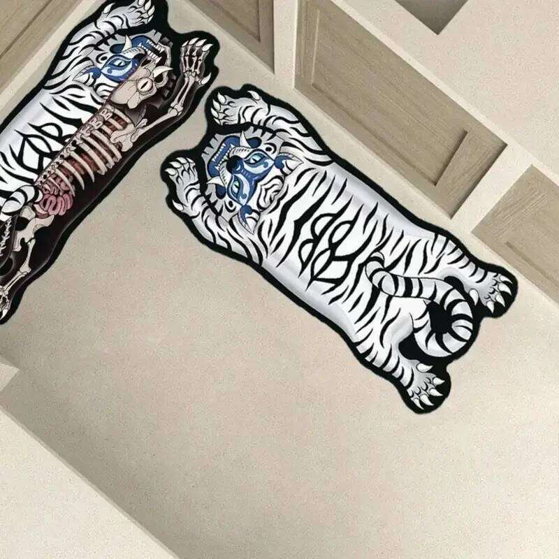 VIKAMA Tiger Diatomite Kitchen Carpet Thickened Oil-resistant Dirty-drying Floor Bathroom Balcony Entrance Non-slip Mats W260226