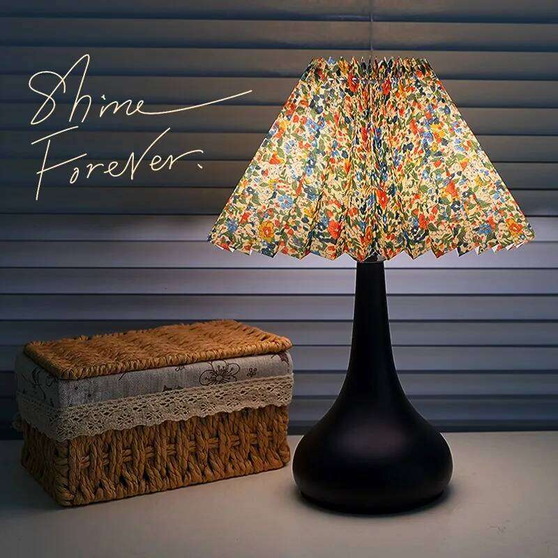 Nordic Retro Bedroom Bedside Dormitory Study Night Light Luxury American Desk Lamp Cream Style Creative Gift H260225