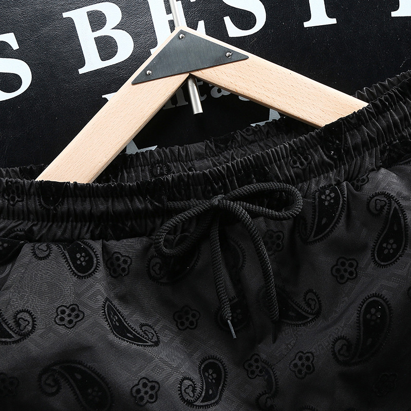 2026 New Design Printed Knitted Men's Short Pants - Men's Casual Running And Sports Shorts - Men's Five-piece Straight Trousers - Luxur