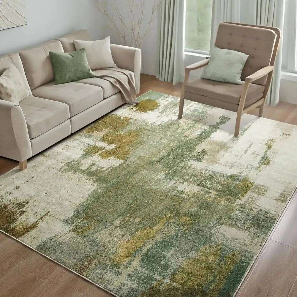 VIKAMA Nordic Minimalist Modern American Abstract Living Room Coffee Table Mat Bedroom Bedside Carpet Home Decoration W260226