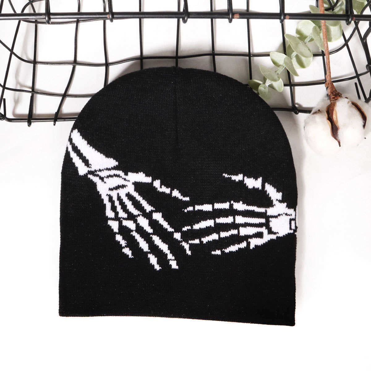 Men and Women Outdoor Street Personality Casual Hip Hop Trend Acrylic Jacquard Warm Knitted Hat S260225