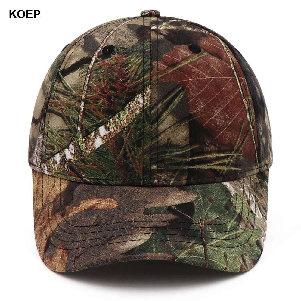 KOEP New Outdoor Jungle Fishing Baseball Cap Man Camouflage Hunting Hat Casquette Oak Camo Snapback Dad Caps KBMO5 Z260226