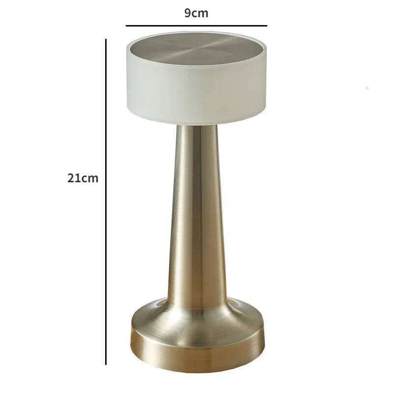 LED Bar Table Bar/Coffee/Restaurant Desktop Decor Night Light Rechargeable Touch Sensor Wireless Bedroom Reading Lamp H260225